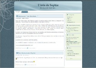 l'avis de sophie
